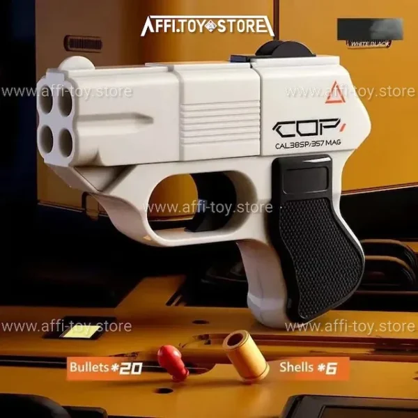 New Quadruple Shot Cop 357 Nerf Toy Gun