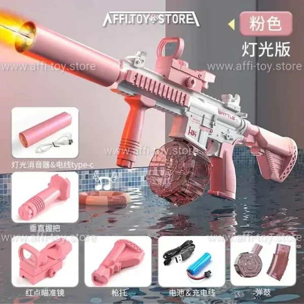 New Pistol HK416 Vector Water Gun 4