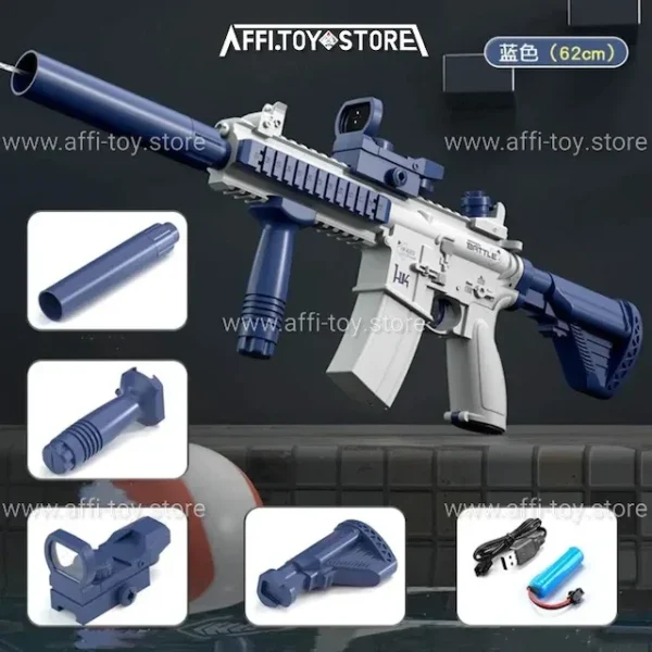 New Pistol HK416 Vector Water Gun 6