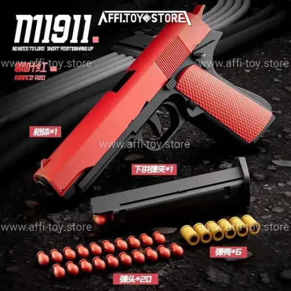 New Plastic EVA Foam Darts Bullets Gun Aim Train Handgun Air Gun 15