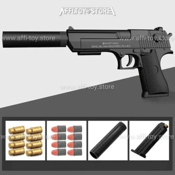 New Plastic EVA Foam Darts Bullets Gun Aim Train Handgun Air Gun 6