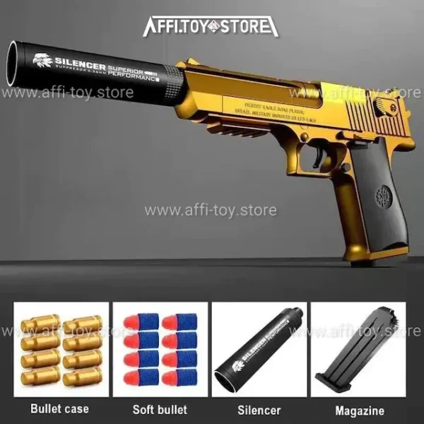 New Plastic EVA Foam Darts Bullets Gun Aim Train Handgun Air Gun 7